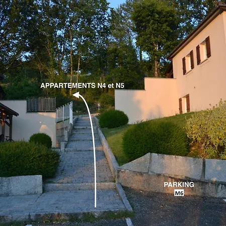 Le N4 Des Hauts De Sarlat, Clim Piscine Parking Апартаменты *
