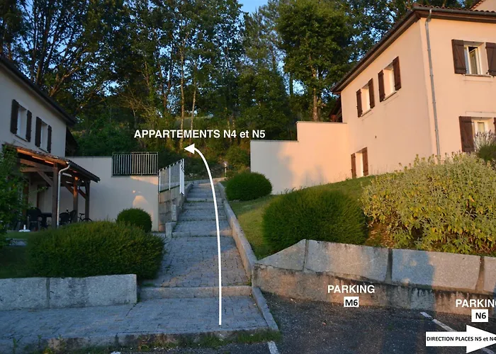 Le N4 Des Hauts De Sarlat, Clim Piscine Parking 아파트 *